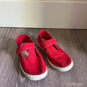 Cienta cotton Mary Jane shoes sneakers red EU 30 size 13 little kids